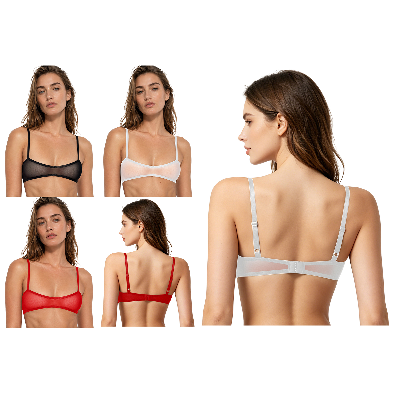 Womens See Through Sheer Mesh  - Sheer Mesh Bra recensione e prezzo