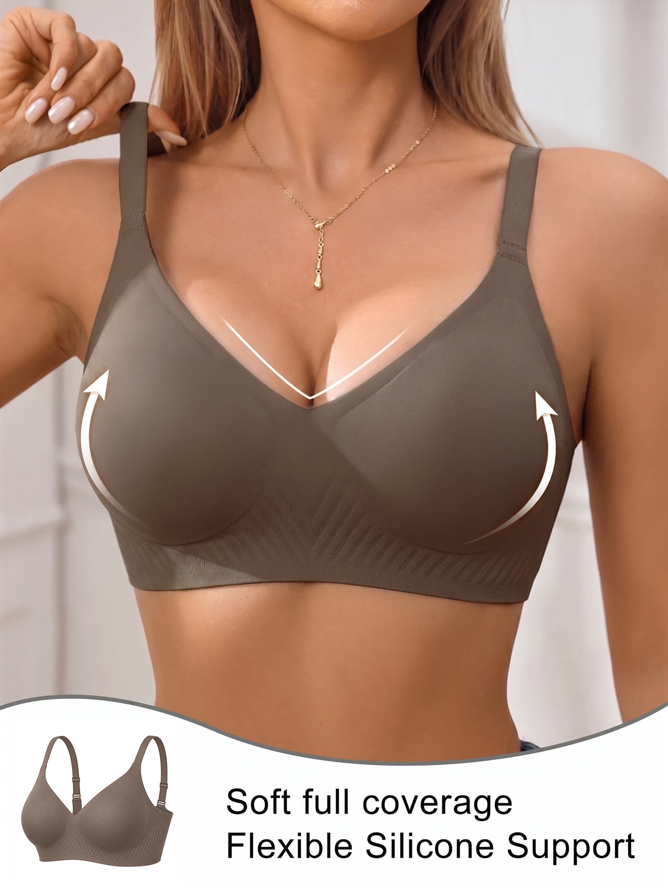 Full Coverage Push Up Jelly Su - Underwire Bra Padded recensione e prezzo