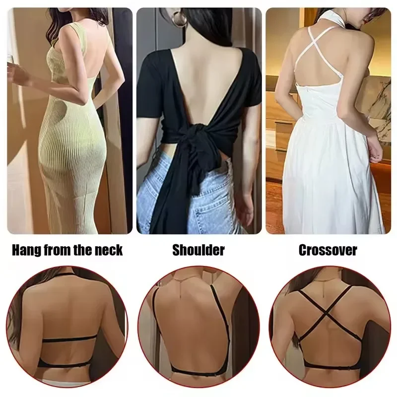 Women Invisible Bra Deep U Plu - Backless Bra Sticky recensione e prezzo