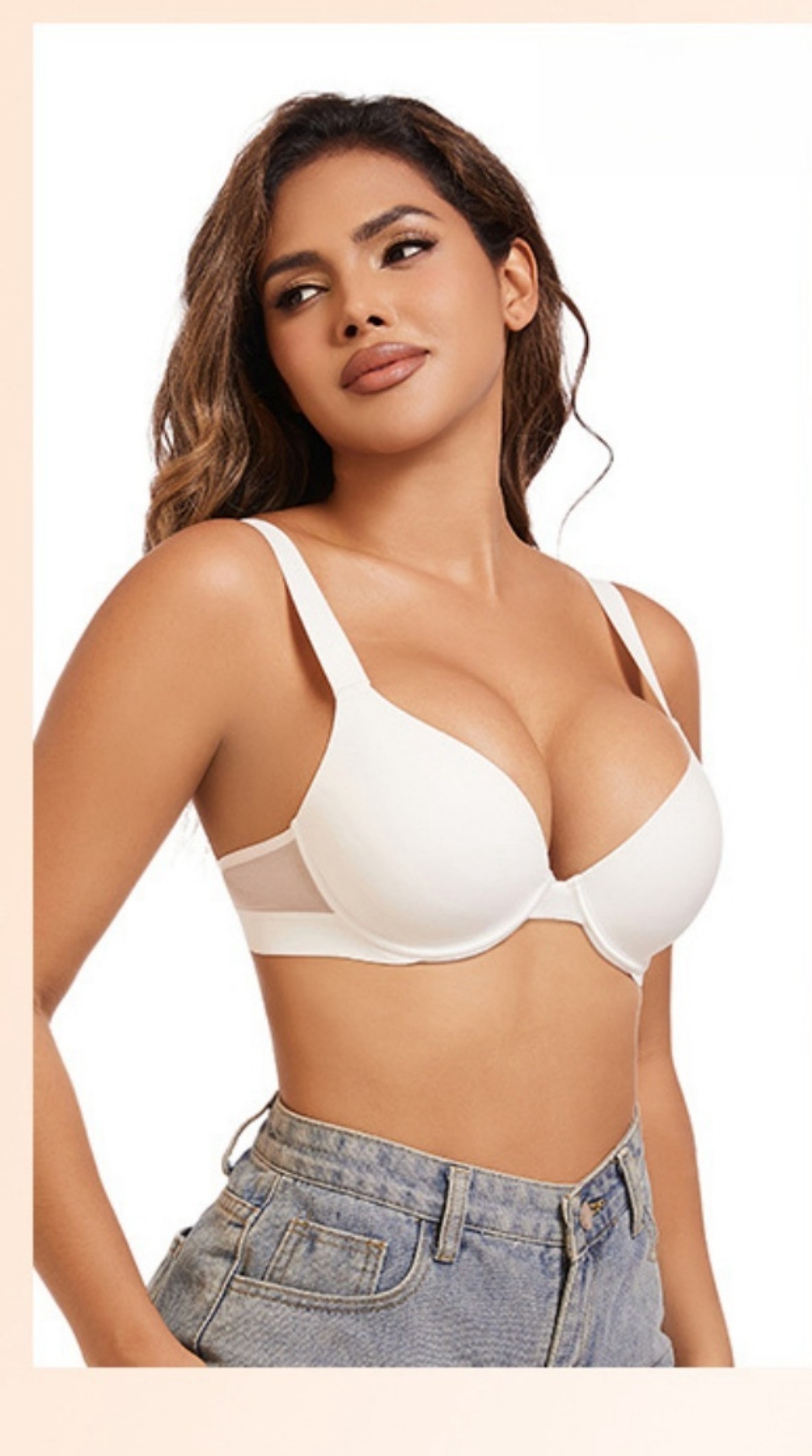 2025 Women's Plus Size Push Up - Demi Bra Balconette recensione e prezzo