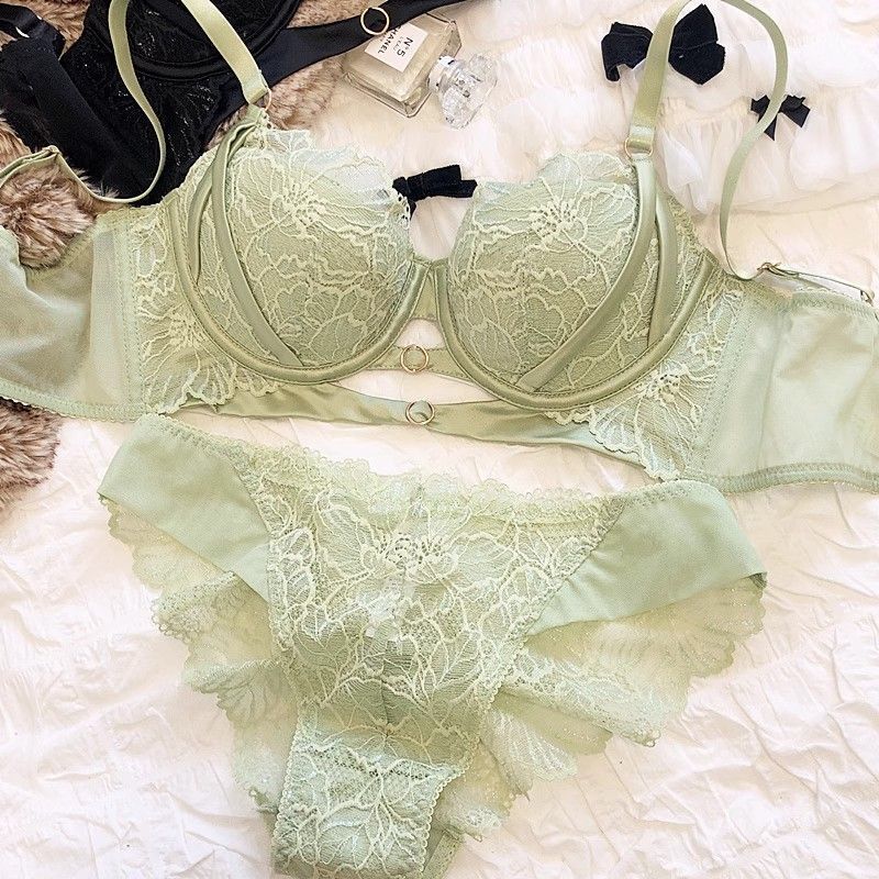 Sexy Hollow Lace Bra Set Large - Cotton Bra Everyday recensione e prezzo