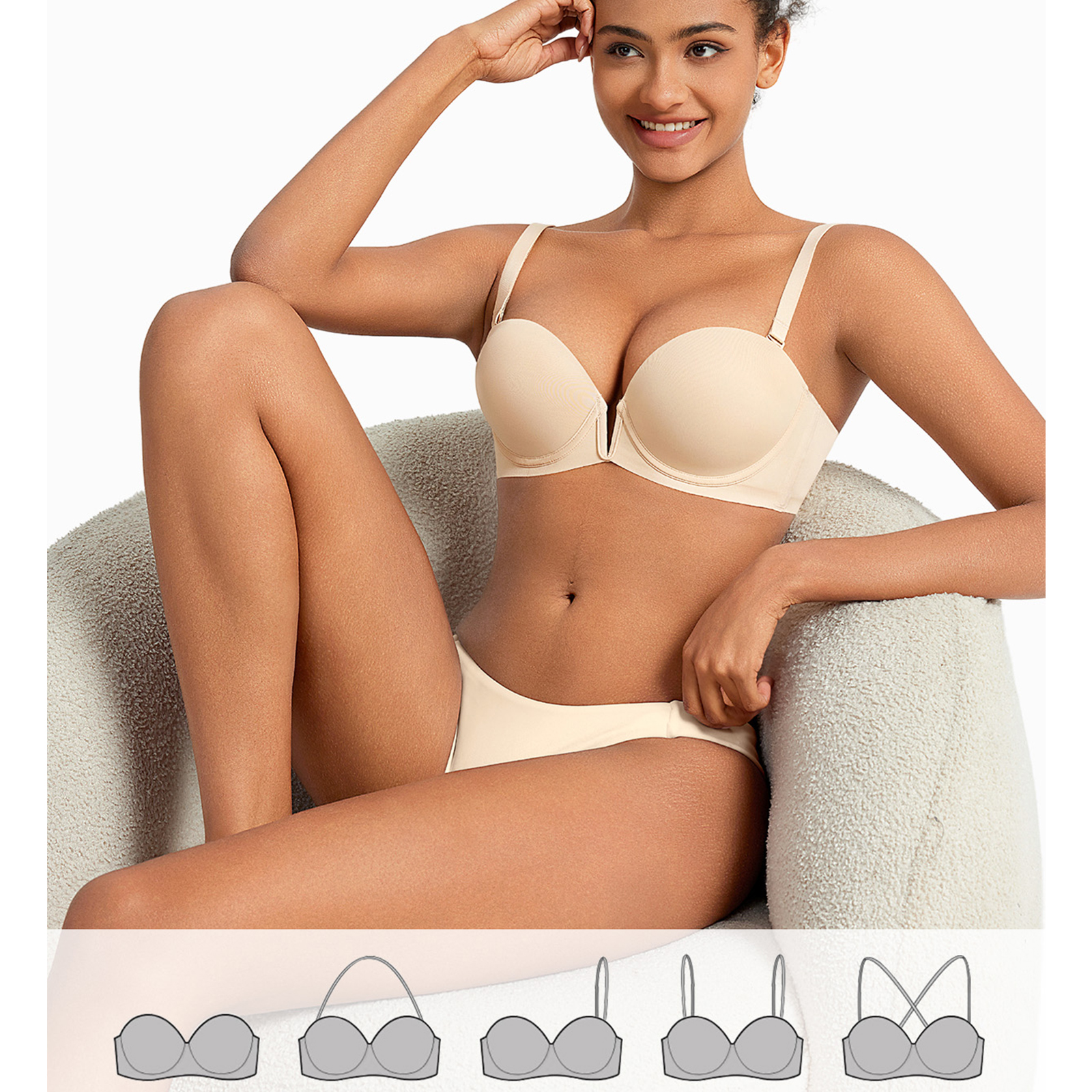 New Bra Push Up Underwire Ultr - Convertible Bra Multiway recensione e prezzo