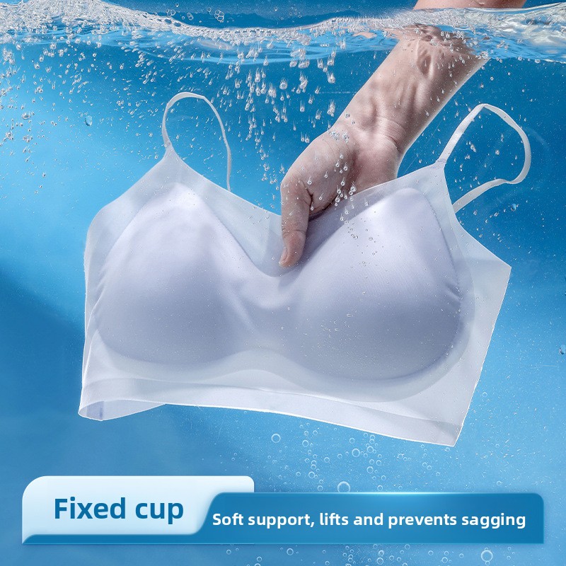 Ice Silk Sleep Bra Tank Top Wo - Sleep Bra Bralette recensione e prezzo