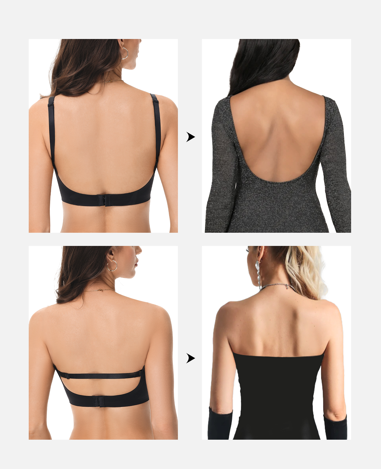 New Women Bras Everyday Sexy T - Convertible Bra Multiway recensione e prezzo