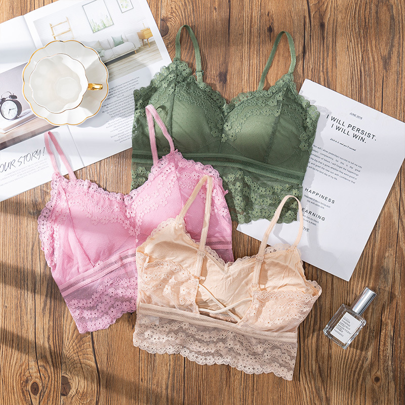 3D Sexy lace Lingerie Seamless - Lace Bralette Set recensione e prezzo