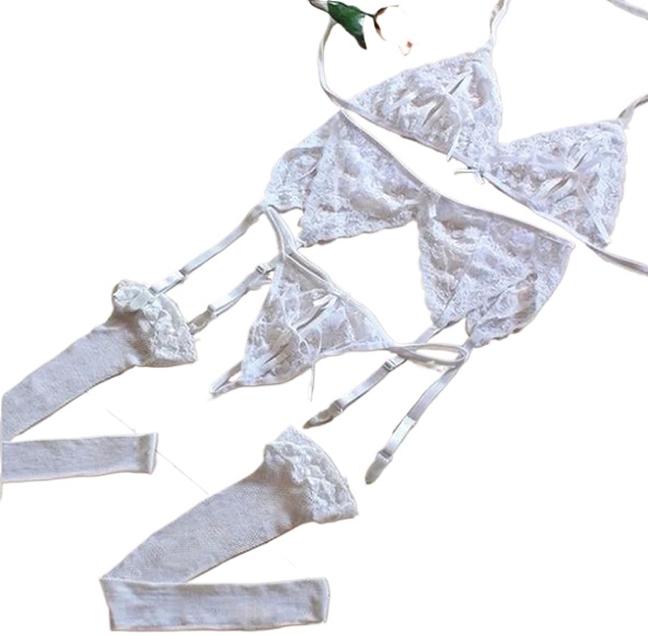 Lace Women Lingerie Set 4 Pcs  - Lace Bralette Set recensione e prezzo