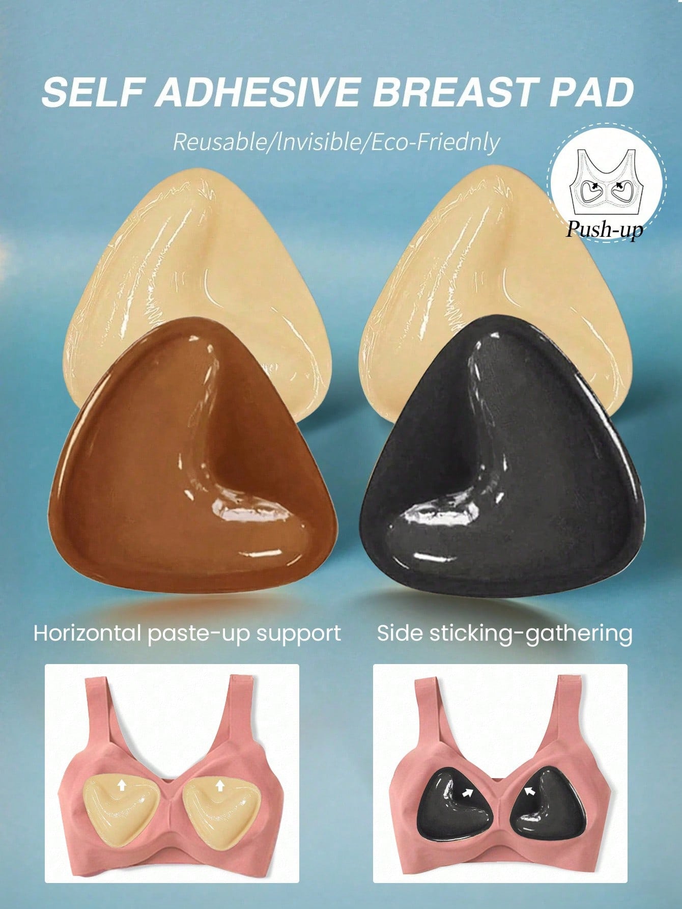 2pcs Reusable Double-Sided Adh - Strapless Bra Adhesive recensione e prezzo