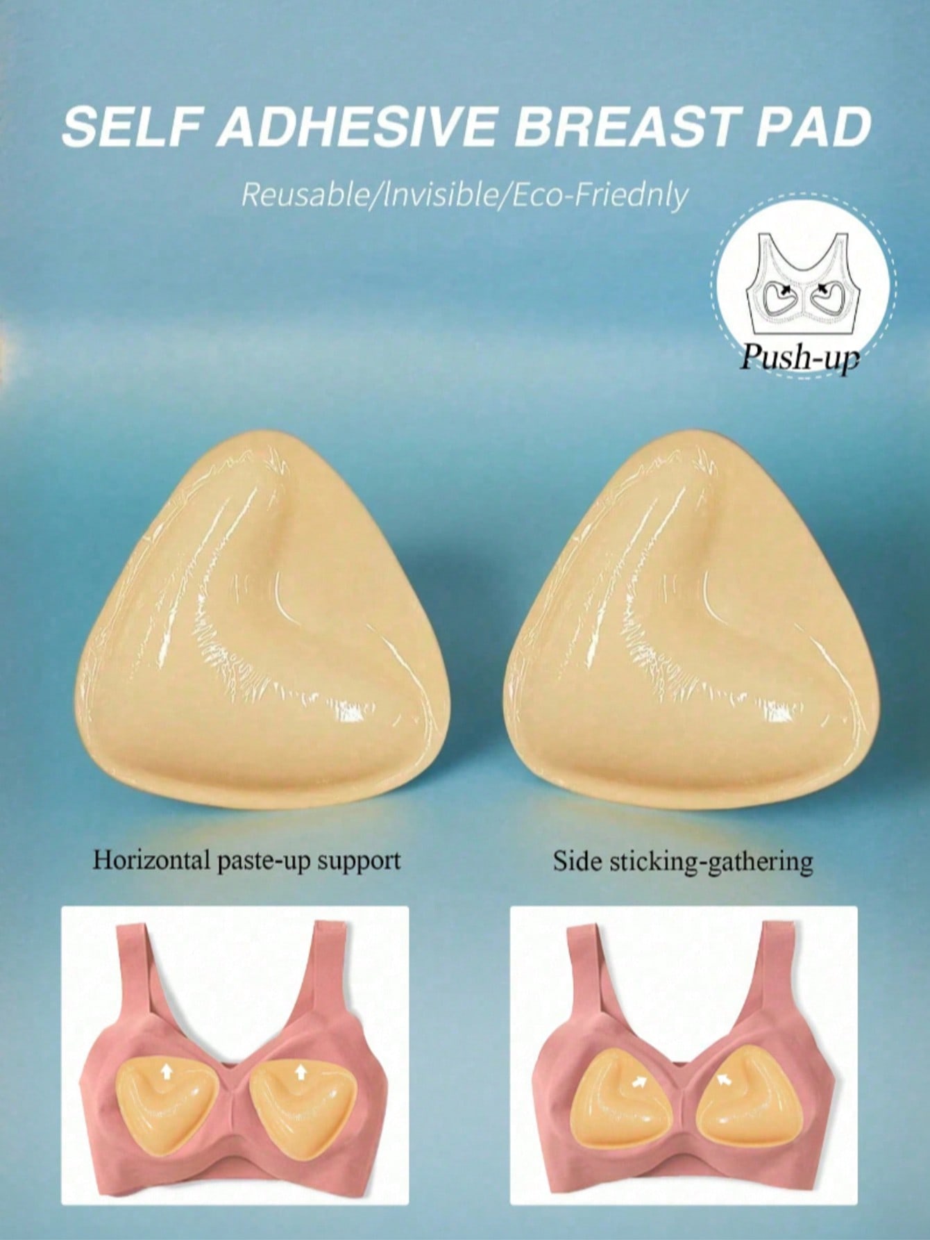 2pcs Reusable Double-Sided Adh - Strapless Bra Adhesive recensione e prezzo