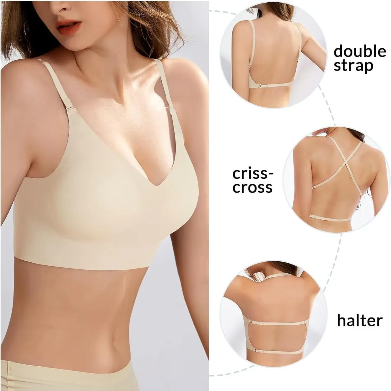 Top RatedSeamlLow Back Bra Sup - Convertible Bra Multiway recensione e prezzo